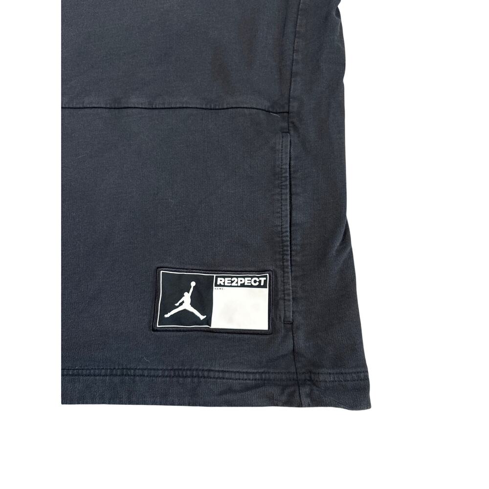 Air Jordan Hoodie Medium Grey Short Sleeve Pullover Respect Logo RE2PECT - Picture 4 of 9
